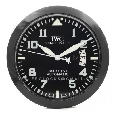 IWC Mark XVII Quarzwerk DLC-Lünette  schwarz Wanduhr