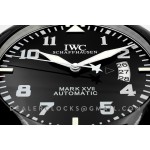IWC Mark XVII Quarzwerk DLC-Lünette  schwarz Wanduhr