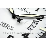 IWC Mark XVII 34 cm weißes Zifferblatt pvd  Wanduhr