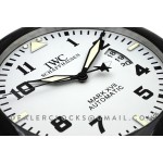 IWC Mark XVII 34 cm weißes Zifferblatt pvd  Wanduhr