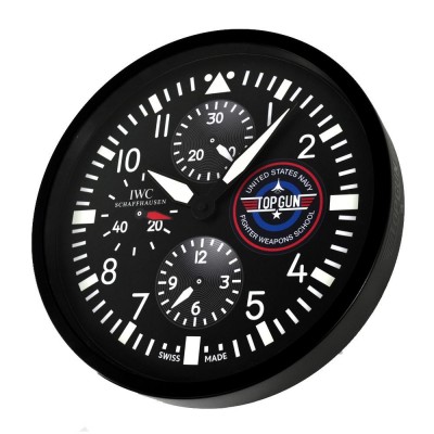 IWC Mark XVII top gun schwarzes chronograph  Wanduhr
