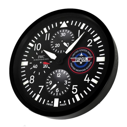 IWC Mark XVII top gun schwarzes chronograph  Wanduhr