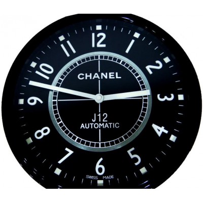 ChaneI J12 Wanduhr Quarz luminor schwarzes Zifferblatt 