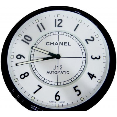 ChaneI J12 Wanduhr Quarz luminor silber Zifferblatt 