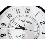 ChaneI J12 Wanduhr Quarz luminor silber Zifferblatt 