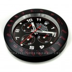 Rolex Daytona Racing Series Wanduhr in DLC all Schwarz