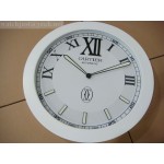 Cartier Balon Bleu De  Mineralglas weisses  Wanduhr Deutschland