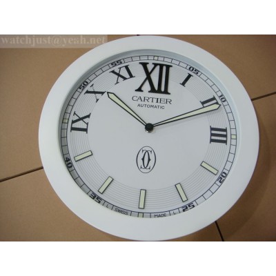 Cartier Ballon Bleu De Keramik schwarzes Wanduhr