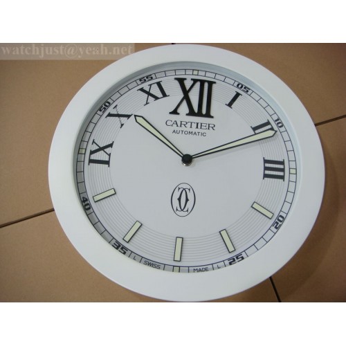Cartier Ballon Bleu De Keramik schwarzes Wanduhr