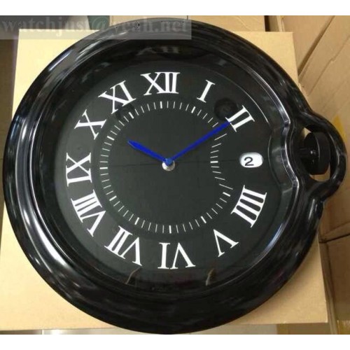 Cartier Balon Bleu De  schwarz Wanduhr paypal