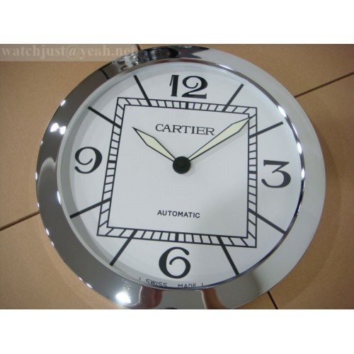 Cartier Ballon Bleu De stahl weiss Wanduhr deutschland