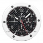 Hublot Wanduhr Big Bang Serie stahl checker Chronographen zifferblatt