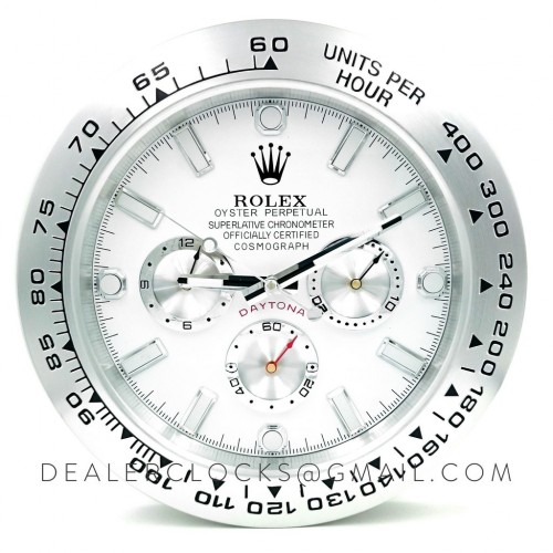 Rolex Daytona 116520  Aluminium weiss xl Wanduhr